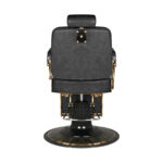 Gabbiano barber chair Boss HD Old Leather black - Image 4