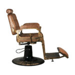 Gabbiano barber chair Boss Old Leather light brown - Image 4