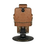 Gabbiano barber chair Boss Old Leather light brown 2