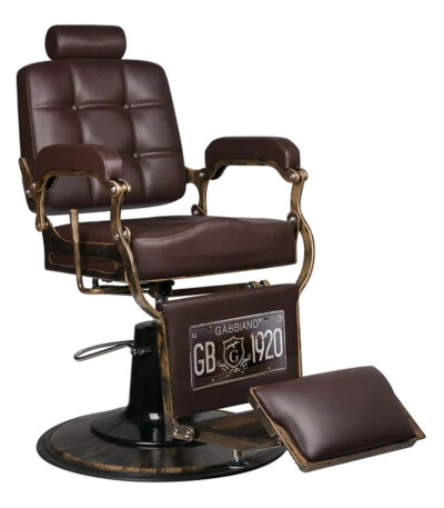 Gabbiano barber chair Boss brown