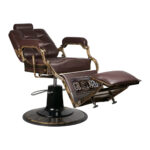Gabbiano barber chair Boss brown 3