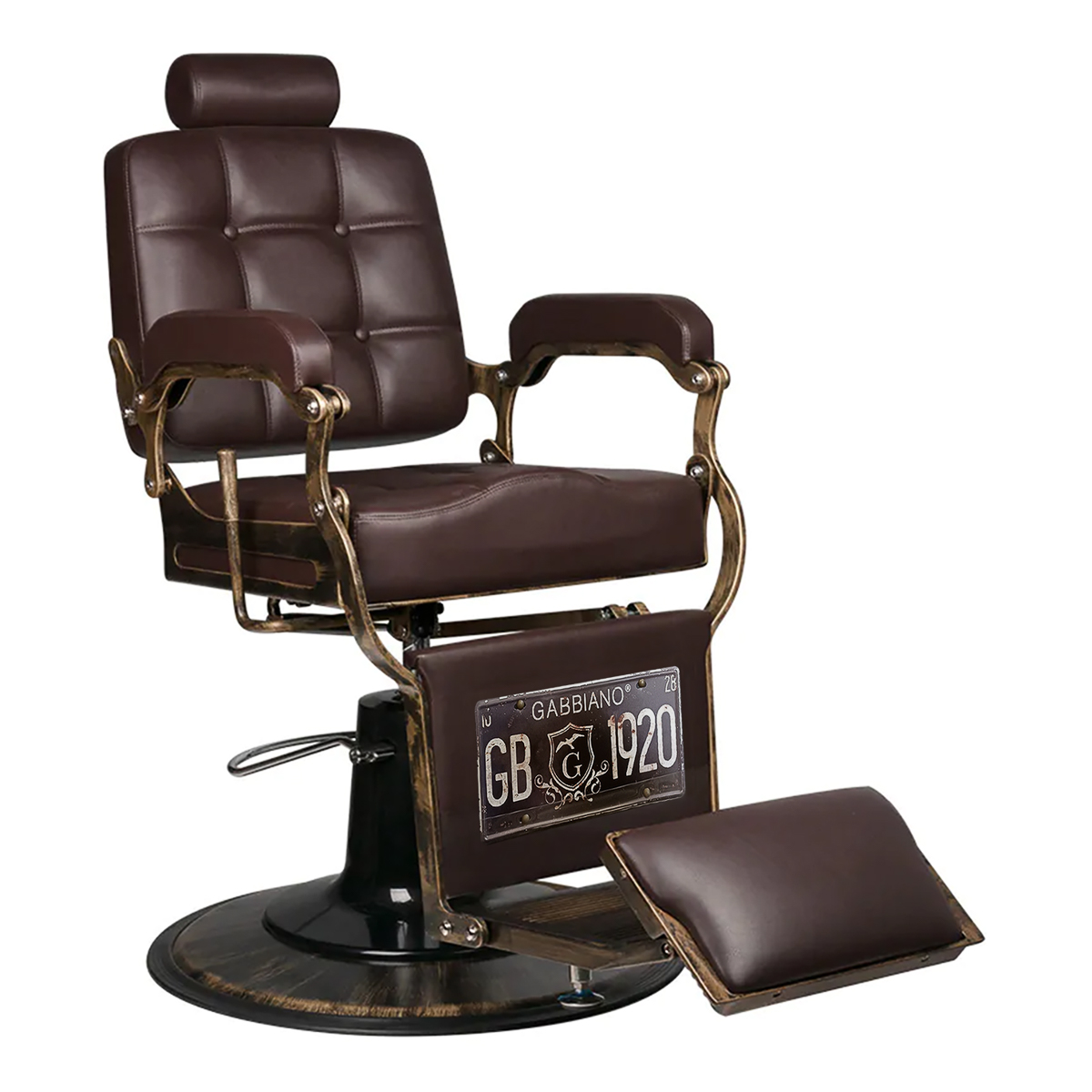 Gabbiano barber chair Boss brown Gabbiano barber chair Boss brown