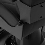 Gabbiano barber chair Bruno with black frame Black 6