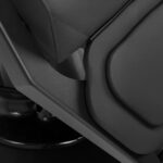 Gabbiano barber chair Bruno with black frame Black - Image 14