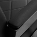 Gabbiano barber chair Bruno with black frame Black - Image 18