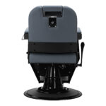 Gabbiano barber chair Bruno with black frame Graphite 2