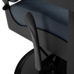 Gabbiano barber chair Bruno with black frame Graphite - Image 8