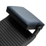 Gabbiano barber chair Bruno with black frame Graphite 4