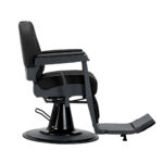 Gabbiano barber chair Bruno with graphite frame Black - Image 2