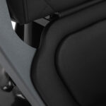 Gabbiano barber chair Bruno with graphite frame Black 6