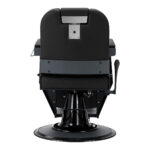 Gabbiano barber chair Bruno with graphite frame Black 2