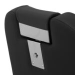 Gabbiano barber chair Bruno with graphite frame Black - Image 10