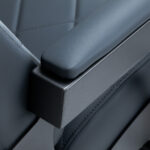 Gabbiano barber chair Bruno with graphite frame Graphite 8