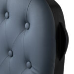 Gabbiano barber chair Francesco Black graphite 6