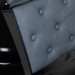 Gabbiano barber chair Francesco Black graphite - Image 8