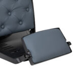 Gabbiano barber chair Francesco Black graphite 4