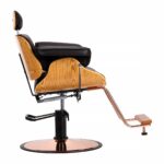 Gabbiano barber chair florence with an adjustable black headrest - Image 4