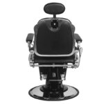 Gabbiano barber chair francesco black 1