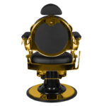 Gabbiano barber chair giulio gold black 1
