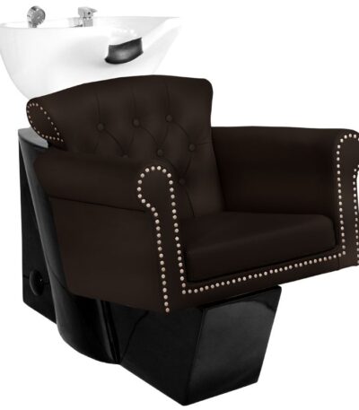 Gabbiano barber wash unit Berlin brown