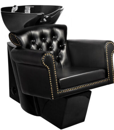 Gabbiano barber wash unit berlin black / black bowl