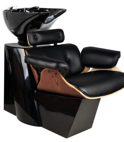 Gabbiano barber wash unit florence black walnut