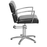 Gabbiano black hairdressing chair in Brussels 1