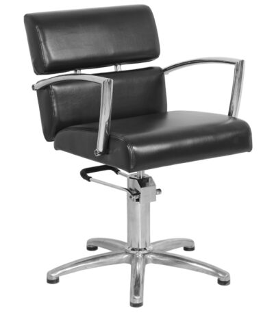Gabbiano black hairdressing chair in Brussels