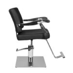 Gabbiano black lyon hairdressing chair - Image 2