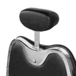 Gabbiano black moto style barber chair 2