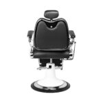 Gabbiano black moto style barber chair - Image 6