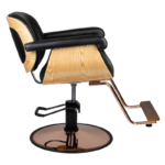Gabbiano black venice barber chair - Image 2