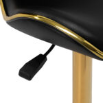 Gabbiano cosmetic stool Q-4599G black - Image 6