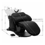 Gabbiano electric hairdressing wash unit TRYCHO black 8