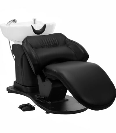 Gabbiano electric hairdressing wash unit TRYCHO black