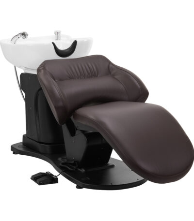 Gabbiano electric hairdressing wash unit TRYCHO brown