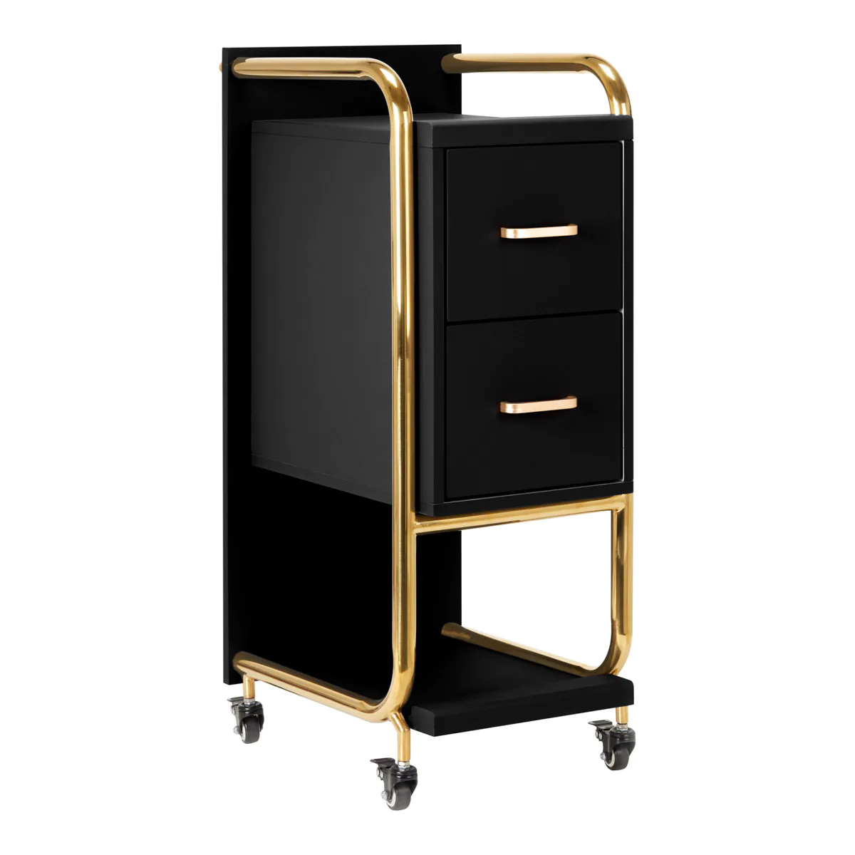 Gabbiano hairdressing assistant Solo gold – black Gabbiano hairdressing assistant Solo gold – black