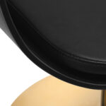 Gabbiano hairdressing chair A364 black - Image 8