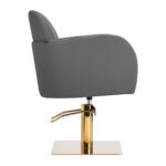 Gabbiano hairdressing chair Malaga gold grey 1