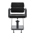 Gabbiano hairdressing chair Porto gray black 1