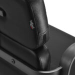 Gabbiano hairdressing chair Porto gray black 3