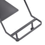 Gabbiano hairdressing chair Porto gray black - Image 8