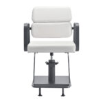 Gabbiano hairdressing chair Porto gray white 1
