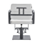 Gabbiano hairdressing chair Porto gray white - Image 4