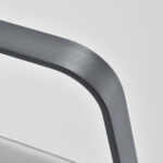 Gabbiano hairdressing chair Porto gray white 2