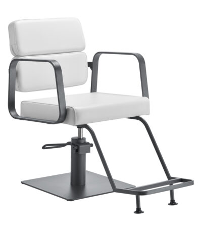 Gabbiano hairdressing chair Porto gray white