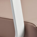 Gabbiano hairdressing chair Porto white beige - Image 6