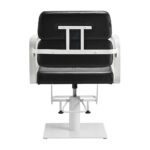 Gabbiano hairdressing chair Porto white black 1