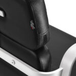 Gabbiano hairdressing chair Porto white black - Image 6