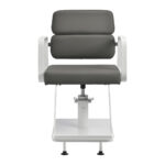 Gabbiano hairdressing chair Porto white gray - Image 2